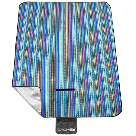 Koc piknikowy Spokey 130x140 cm Picnic Floral paski 922270
