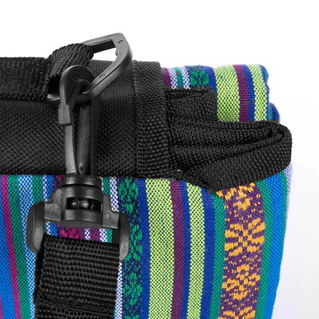 Koc piknikowy Spokey 130x140 cm Picnic Floral paski 922270