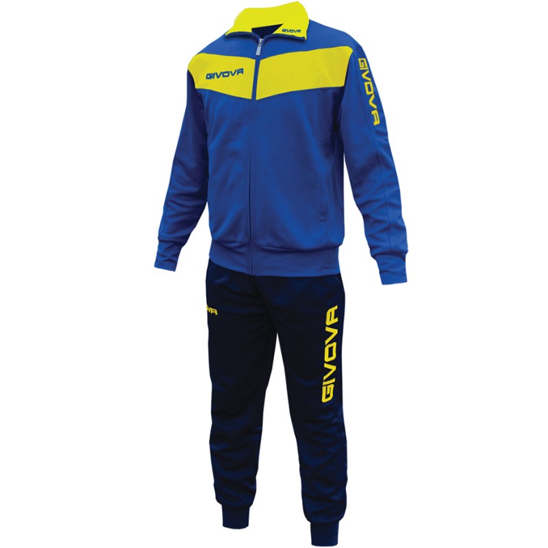 Dres Givova Tuta Visa niebiesko-żółty TR018 0207