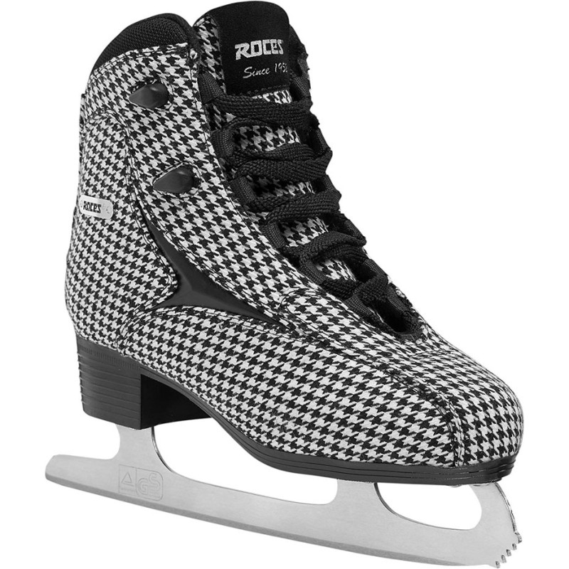 Łyżwy figurowe Roces Brits biało/czarne 450557 008