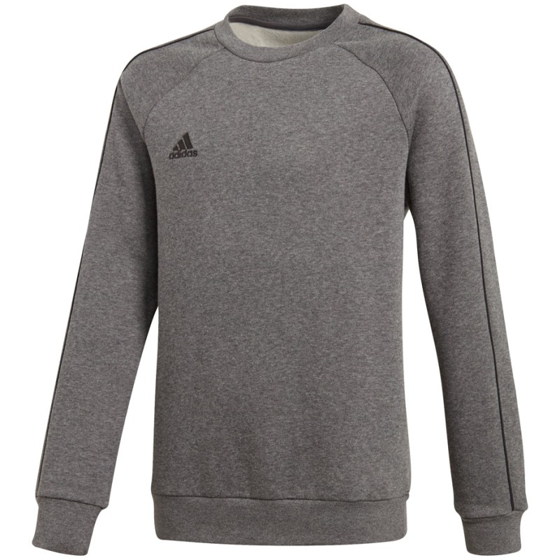 Bluza dla dzieci adidas Core 18 Sweat Top JUNIOR szara CV3969