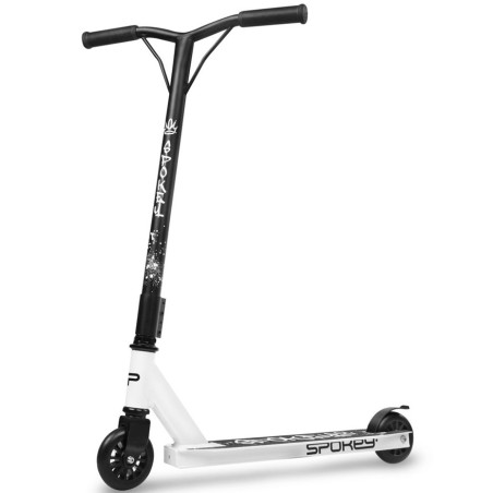 Hulajnoga Spokey Revert Basic Stunt biało-czarna 929065