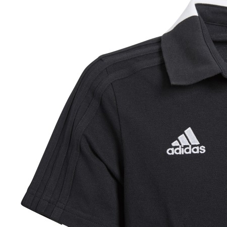 Koszulka dla dzieci adidas Condivo 18 Cotton Polo JUNIOR czarna CF4373