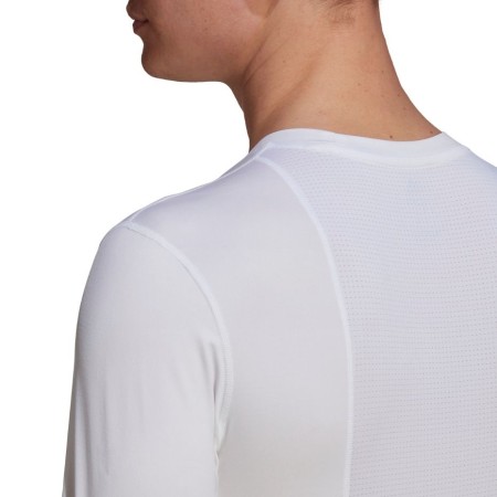 Koszulka męska adidas Compression Long biała GU7334
