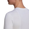 Koszulka męska adidas Compression Long biała GU7334