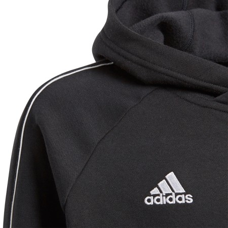 Bluza dla dzieci adidas Core 18 Hoody JUNIOR czarna CE9069