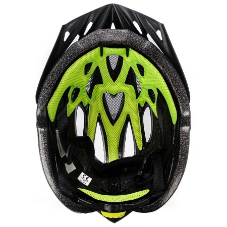 Kask rowerowy Meteor Marven M 55-58 cm czarno-zielony 24729