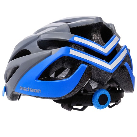 Kask rowerowy Meteor Marven M 55-58 cm szaro-niebieski 24732