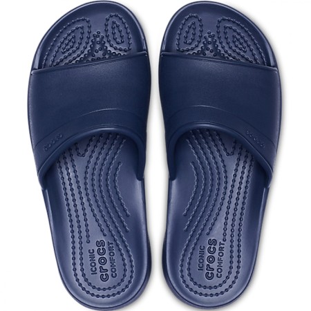 Klapki dla dzieci Crocs Classic Slide Kids granatowe 204981 410