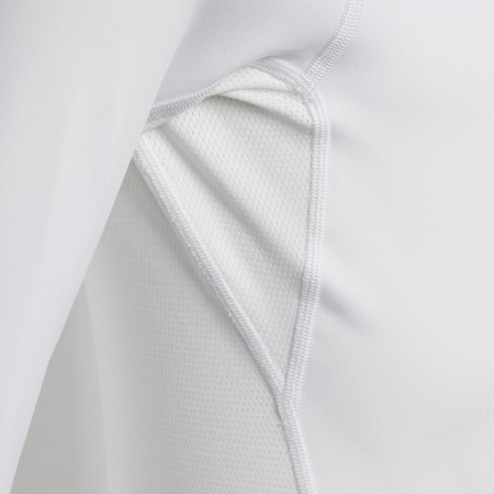 Koszulka dla dzieci adidas Alphaskin Sport LS Tee JUNIOR biała CW7325