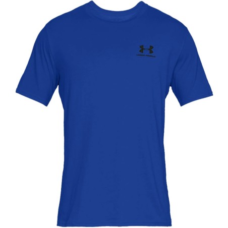 Koszulka męska Under Armour Sportstyle Left Chest SS niebieska 1326799 486