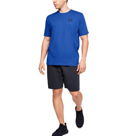 Koszulka męska Under Armour Sportstyle Left Chest SS niebieska 1326799 486