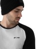 Koszulka męska Longsleeve 4F biała H4Z21 TSML011 10S