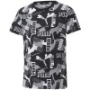 Koszulka dla dzieci Puma Alpha AOP Tee B czarrna 589263 01