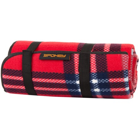Koc piknikowy Spokey 130x150 cm Picnik Highland czerwony 925070