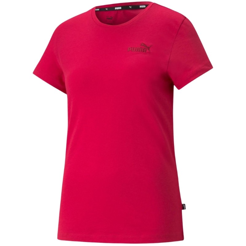 Koszulka damska Puma ESS+ Embroidered Tee czerwona 587901 33