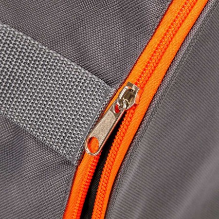Torba fitness Meteor Siggy 25L szaro-pomarańczowa 74552