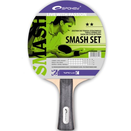Zestaw rakiet do ping ponga Spokey Smash Set  81812