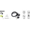 Zapięcie rowerowe Meteor Blocker czarne 31524