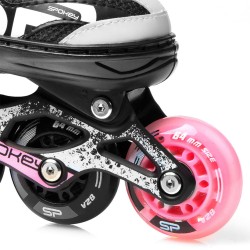 Łyżworolki Spokey Quattro 4in1 czarno-różowe 926652-926654