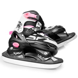 Łyżworolki Spokey Quattro 4in1 czarno-różowe 926652-926654