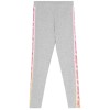 Legginsy dla dziewczynki 4F szary melanż HJZ21 JLEG003 25M