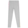 Legginsy dla dziewczynki 4F szary melanż HJZ21 JLEG003 25M