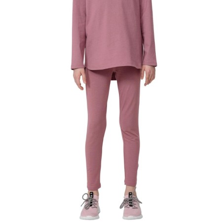 Legginsy dla dziewczynki 4F burgund HJL22 JLEG001 60S