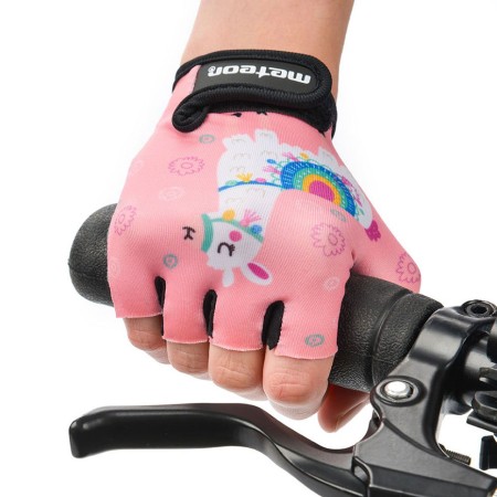 Rękawiczki rowerowe dla dzieci Meteor Lama Jr  26163-26164-26165