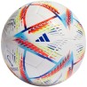 Piłka nożna adidas Al Rihla Training Ball biało-niebiesko-pomarańczowa H57798