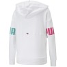 Bluza damska Puma Power Colorblock Hoodie TR biała 847125 02
