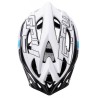 Kask rowerowy Meteor Gruver M 55-58 cm biało-czarno-niebieski 24748