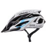 Kask rowerowy Meteor Gruver M 55-58 cm biało-czarno-niebieski 24748