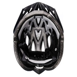Kask rowerowy Meteor Gruver M 55-58 cm biało-czarno-niebieski 24748
