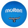 Piłka gumowa Molten Dodgeball DB2-B r. 2 niebieska