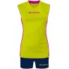 Komplet sportowy Givova Kit Elica KIT C58 żółto-granatowy