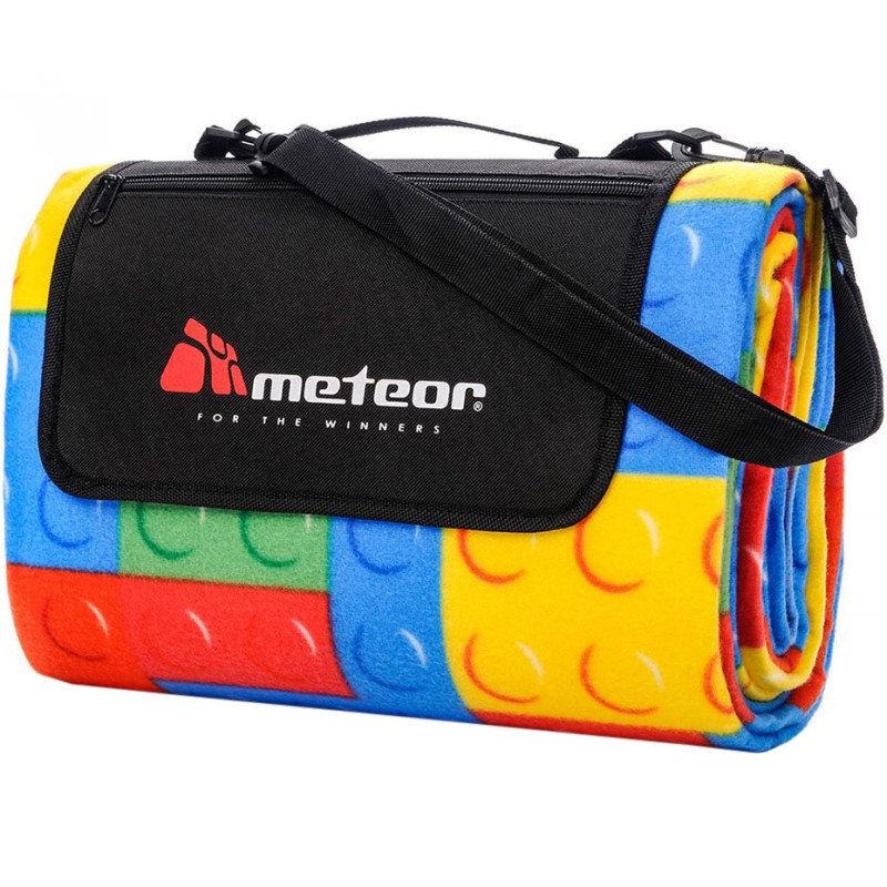 Koc piknikowy Meteor 180x200cm XL klocki 77106
