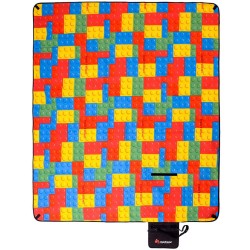 Koc piknikowy Meteor 180x200cm XL klocki 77106