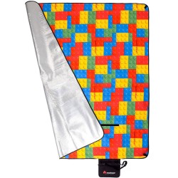 Koc piknikowy Meteor 180x200cm XL klocki 77106