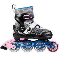 Łyżworolki Spokey Arya 28-32 czarno-różowe 927030