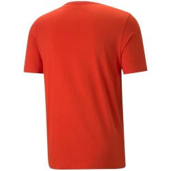 Koszulka męska Puma Essential Logo czerwona 586667 33
