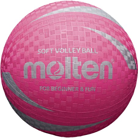 Piłka siatkowa Molten softball różowa S2V1250-P
