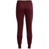 Spodnie damskie Under Armour Rival Fleece bordowe 1356416 690