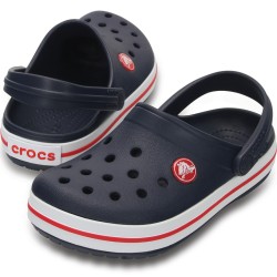 Chodaki dla dzieci Crocs Crocband Clog K granatowo-czerwone 204537 485