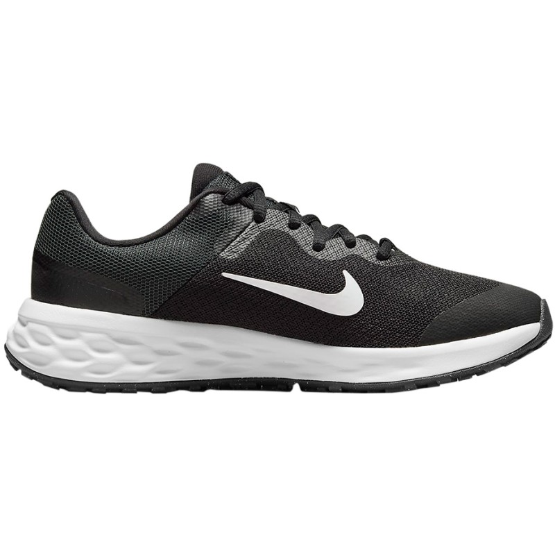 Buty dla dzieci Nike Revolution 6 NN (GS) czarno-białe DD1096 003