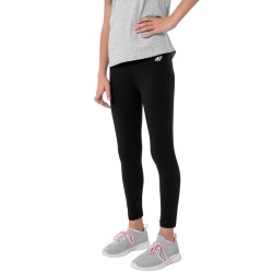 Legginsy dla dziewczynki 4F głęboka czerń HJZ22 JLEG001 20S