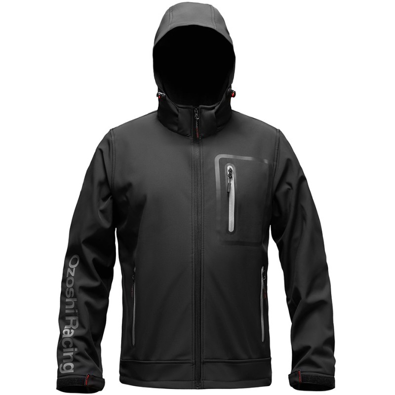 Kurtka męska softshell Ozoshi BR czarna OZ638773