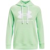 Bluza damska Under Armour Rival Fleece Logo Hoodie zielona 1356318 335