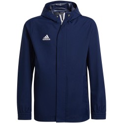 Kurtka dla dzieci adidas Entrada 22 All Weather granatowa H57511