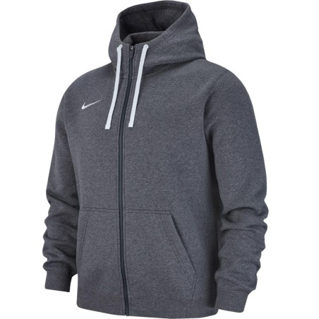 Bluza męska Nike Team Club 19 Full-Zip Fleece Hoodie szara AJ1313 071